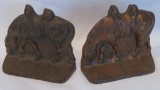 CAST IRON HORSE BOOKENDS