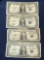SET OF (4) SERIES 1935 B $1.00 UNITED STATES SILVER CERTIFICATES