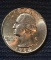 1964-D WASHINGTON SILVER QUARTER - UNCIRCULATED CONDITION