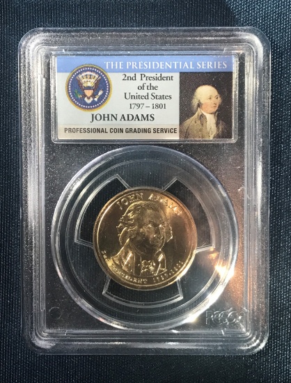 2007 P JOHN ADAMS PCGS POSITION A FIRST DAY ISSUE