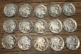 SET OF (15) OLD UNITED STATES BUFFALO NICKELS