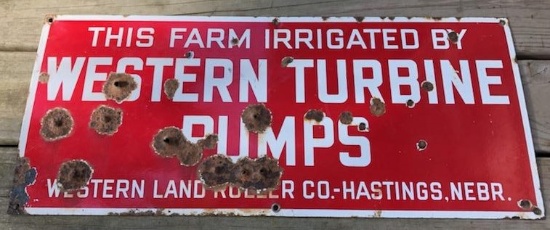 WESTERN TURBINE PUMPS - ADVERTISING SIGN