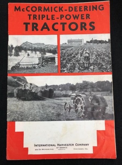 MCCORMICK-DEERING TRIPLE-POWER TRACTORS CATALOG BROCHURE