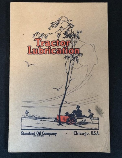 STANDARD OIL COMPANY "TRACTOR LUBRICATION" BOOK - VERY NICE