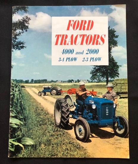 FORD TRACTORS - 4000 AND 2000  -- SALES BROCHURE