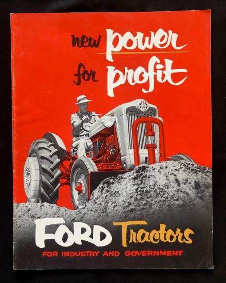 FORD TRACTORS - MODEL 650 AND MODEL 850 -  SALES BROCHURE -- QUITE NICE