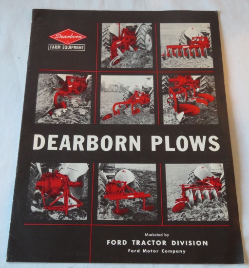 DEARBORN PLOWS - SALES BROCHURE - FORD TRACTOR DIVISION