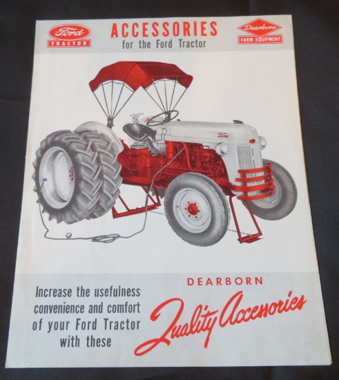 ACCESSORIES FOR THE FORD TRACTOR - SALES BROCHURE