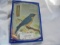 VINTAGE SMALL ADVERTISING MIRROR WITH A BLUE BIRD AND ADV. FROM 