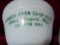 MATCHING SET OF VINTAGE FEDERAL  BOWLS WITH ADVERTISING FROM CREIGHTON NEBRASKA