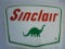 OLDER SINCLAIR GAS PUMP STICKER SIGN WITH LOGO