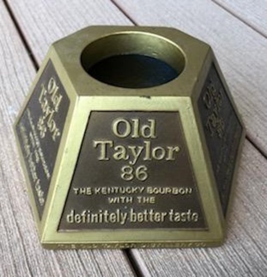 "OLD TAYLOR 86" - VINTAGE COUNTER DISPLAY "OLD TAYLOR DISTILLERY CO"