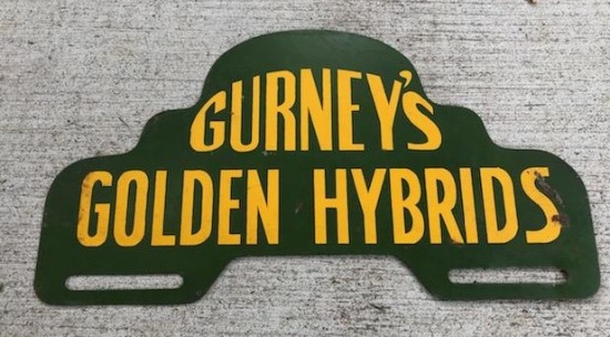 GURNEY'S GOLDEN HYBRIDS - LICENSE PLATE TOPPER