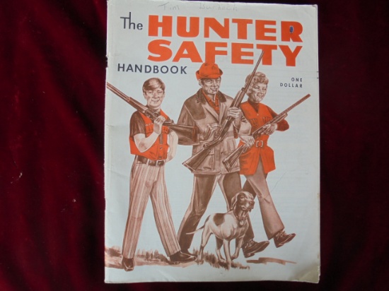 1972 REMINGTON "THE HUNTER SAFETY" HANDBOOK-WITH WONDERFUL REMINGTON ADVERTISING AND INFORMATION