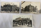 LOT OF (3) MITCHELL, SD - CORN PALACE REAL PHOTO POSTCARDS