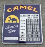 CAMEL - BUSINESS HOURS STORE SIGN