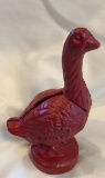 RED GOOSE SHOES -CAST IRON BANK