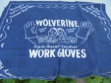 TWO OLD ADVERTISING HANKIES FROM LEE AND WOLVERINE