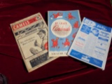 3 EARLY 1950'S BASEBALL PROGRAMS-CARDINALS-WHITE SOX