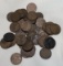 SET OF (50) OLD US WHEAT CENTS -- ALL MINTED AT PHILADELPHIA IN THE 1920'S