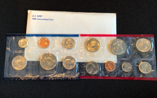 1981 UNITED STATES UNCIRCULATED MINT SET