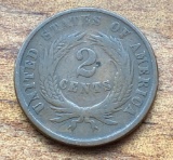 1865 UNITED STATES TWO CENT PIECE