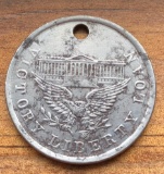 VICTORY LIBERTY LOAN TOKEN -- MADE FROM CAPTURED GERMAN CANNON