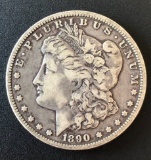 1890-O MORGAN SILVER DOLLAR