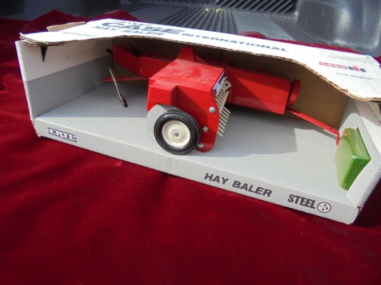 CASE INTERNATIONAL HAY BALER TOY IN BOX