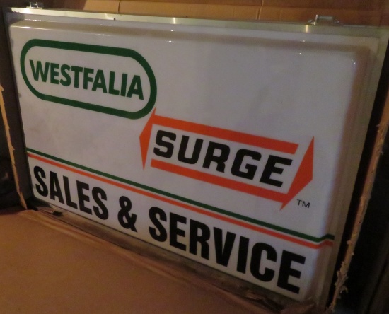 WESTFALIA SURGE SALES & SERVICE LIGHTED SIGN