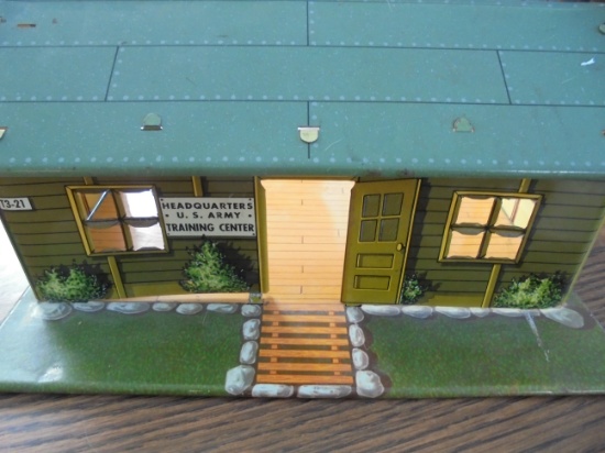 OLD MARX TOY ARMY HEADQUARTERS BUILDING