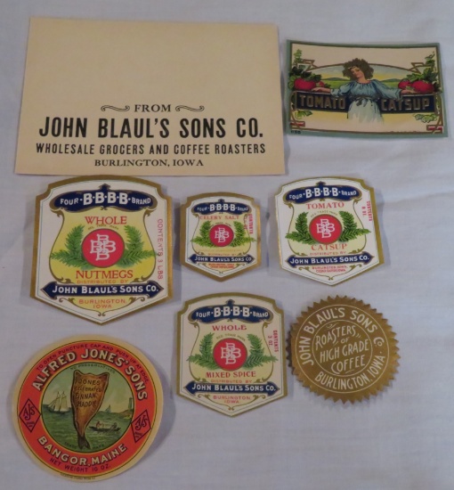 NEW OLD STOCK - VINTAGE ADVERTISING LABELS