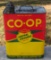 FARMERS UNION CO-OP CENTRAL EXCHANGE - 2 GALLON ADVERTISING TIN