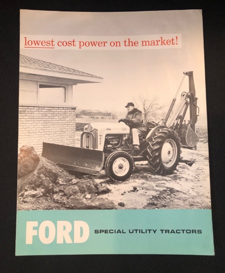 FORD SPECIAL UTILITY TRACTORS BROCHURE - COPYRIGHT 1956