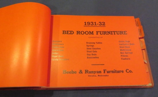 1933 Beebe Runyan Furniture Co Omaha Nebraska Furniture Sales Catalog Art Antiques Collectibles Collectibles Advertising Agriculture Advertising Online Auctions Proxibid