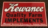 KEWANEE QUALITY FARM IMPLEMENTS - ADVERTISING SIGN
