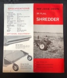 JOHN DEERE 26 FLAIL SHREDDER POCKET BROCHURE