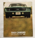 1969 CHEVROLET CAMARO SALES BROCHURE