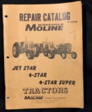 MINNEAPOLIS-MOLINE JET STAR - 4-STAR - 4 STAR SUPER TRACTORS REPAIR CATALOG