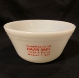 HAAR IMPL. - WAGNER, SD -- ADVERTISING FIRE KING BOWL