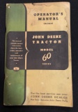 JOHN DEERE MODEL 60 SERIES TRACTOR OPERATOR'S MANAUL