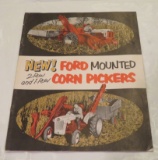 1955 FORD MOUNTED CORN PICKERS - SALES BROCHURE