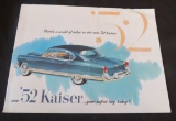 1952 KAISER FRAZER ADVERTISING SALES BROCHURE