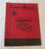 McCORMICK-DEERING FARMALL SUPER A & SUPER AV - OWNER'S MANUAL