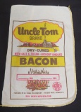 UNCLE TOM BRAND BACON - ADVERTISING SACK