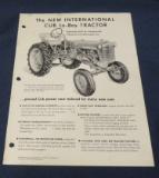 INTERNATIONAL CUB LO-BOY TRACTOR BROCHURE