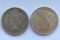 1922-D AND 1922 PEACE SILVER DOLLARS