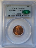 1995 LINCOLN MEMORIAL CENT DOUBLE DIE OBVERSE - PCGS MS68RD CAC