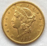 1898 $20 LIBERTY GOLD DOUBLE EAGLE