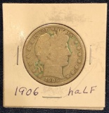 1906 UNITED STATES BARBER HALF DOLLAR